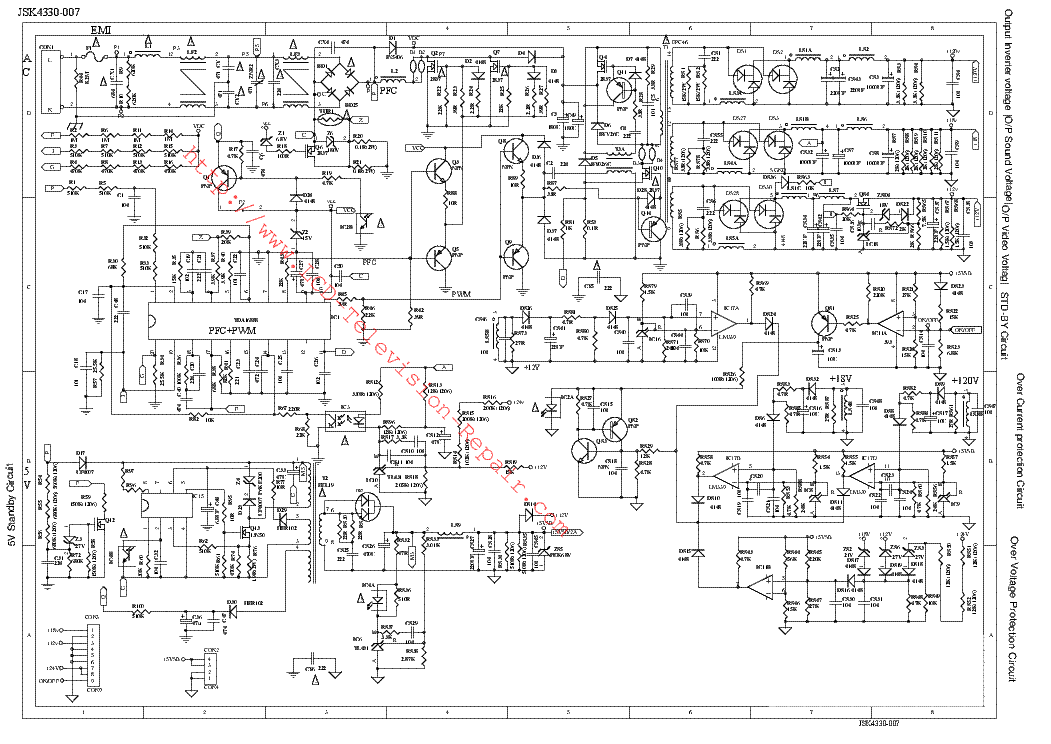 Tv circuit diagram